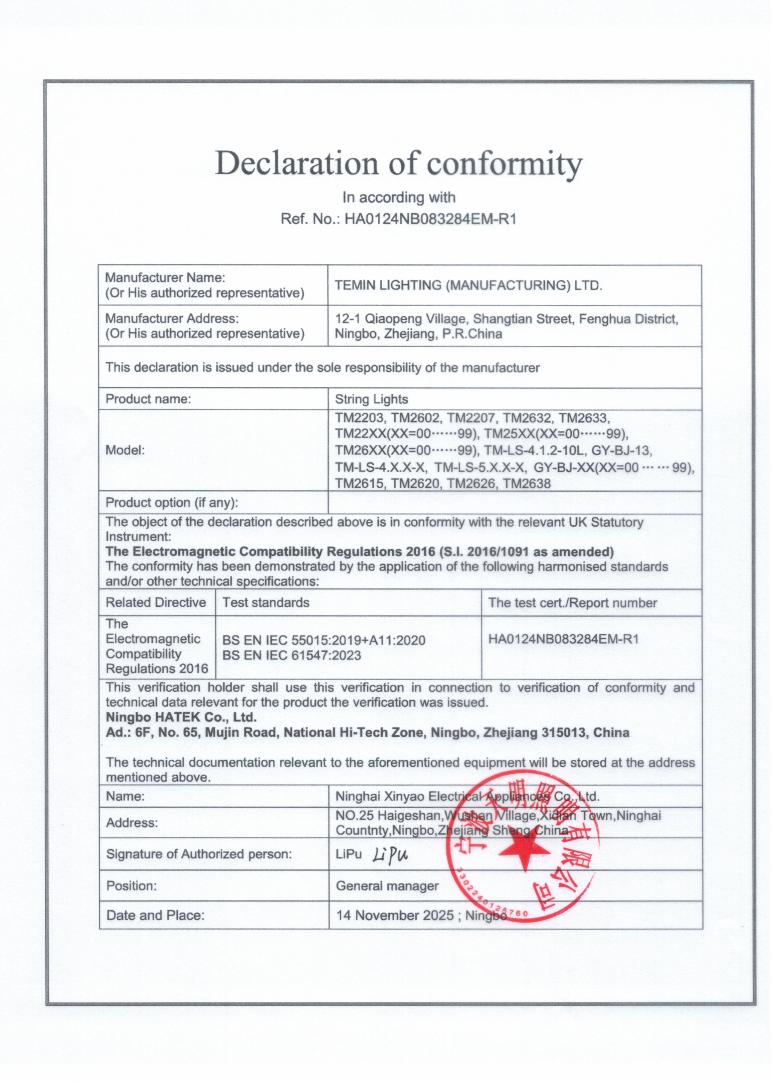 DOC of G40 solar power