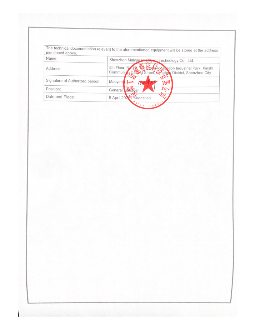 DoC of MF132