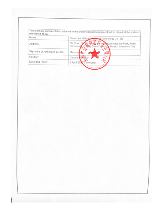 DoC of MF132